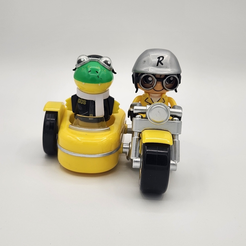 Ryan's World Yellow Motorcycle w/Sidecar and 2 Figures